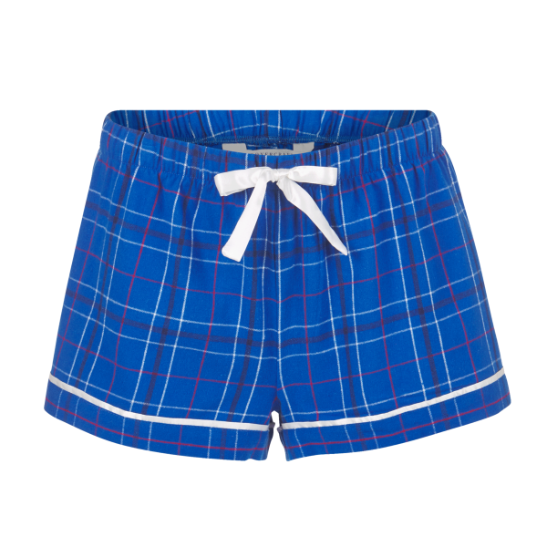 Boxercraft Women's Flannel Shorts, Royal Field Day Plaid / Royal Field Day Plaid, Front view
