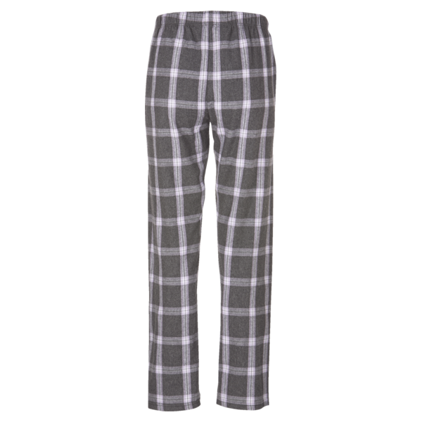 Boxercraft Women's Haley Flannel Pants, Charcoal Lavender Tomboy Plaid / Charcoal Lavender Tomboy Plaid / Charcoal Lavender Tomboy Plaid, Back view