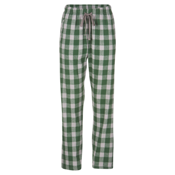 Boxercraft Women's Haley Flannel Pants, Green / Oxford Buffalo / Oxford Buffalo, Front view