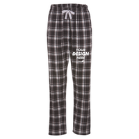 Boxercraft Women's Haley Flannel Pants, Heritage Black Plaid / Heritage Black Plaid / Heritage Black Plaid, Front view, Mockup