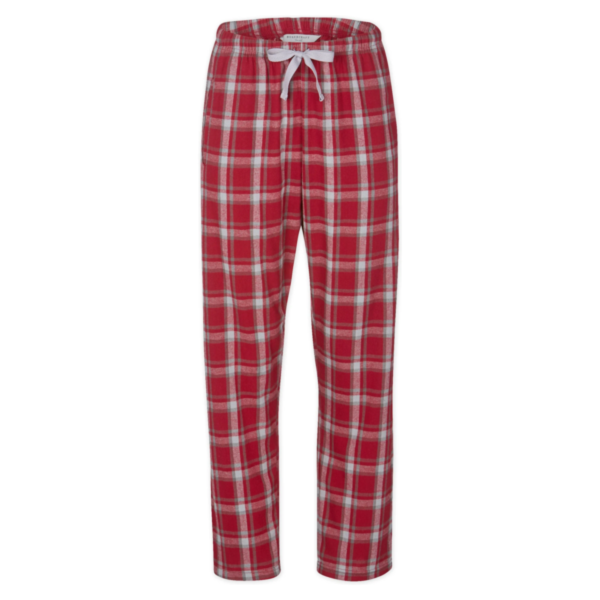 Boxercraft Women's Haley Flannel Pants, Heritage Garnet Plaid / Heritage Garnet Plaid / Heritage Garnet Plaid, Front view