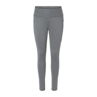 Boxercraft Women's Luna Leggings, Slate Heather, Front view