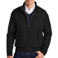 Brooks Brothers Bomber Jacket, Deep Black, Front view