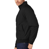 Brooks Brothers Bomber Jacket, Deep Black, Left Sleeve view