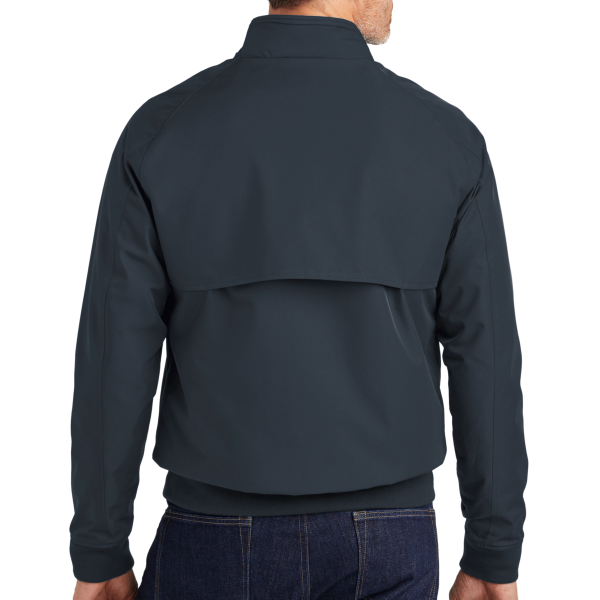 Brooks Brothers Bomber Jacket, Night Navy, Back view