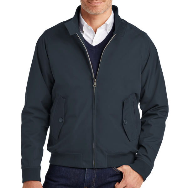 Brooks Brothers Bomber Jacket, Night Navy, Front view