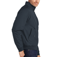 Brooks Brothers Bomber Jacket, Night Navy, Right Sleeve view