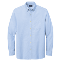 Brooks Brothers Casual Oxford Cloth Shirt, Newport Blue, Front view