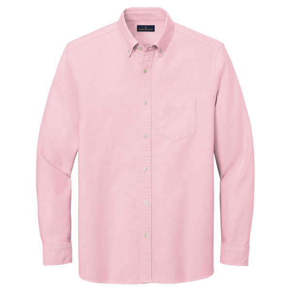 Brooks Brothers Casual Oxford Cloth Shirt, Soft Pink, Front view