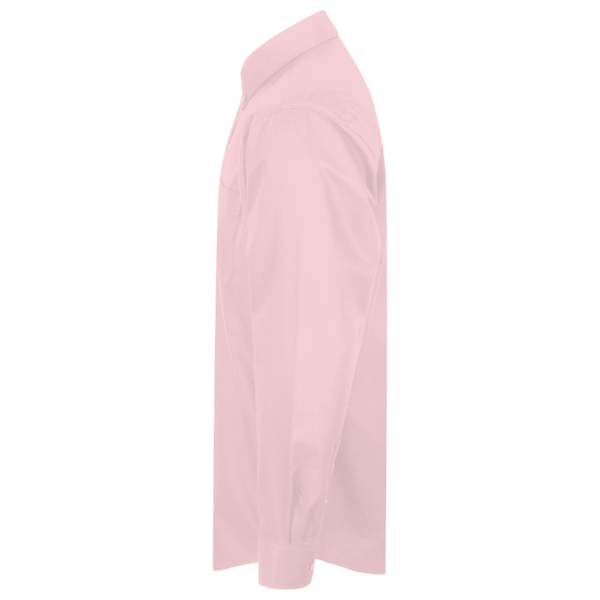 Brooks Brothers Casual Oxford Cloth Shirt, Soft Pink, Left Sleeve view