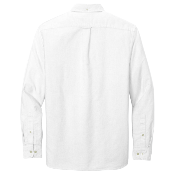 Brooks Brothers Casual Oxford Cloth Shirt, White, Back view