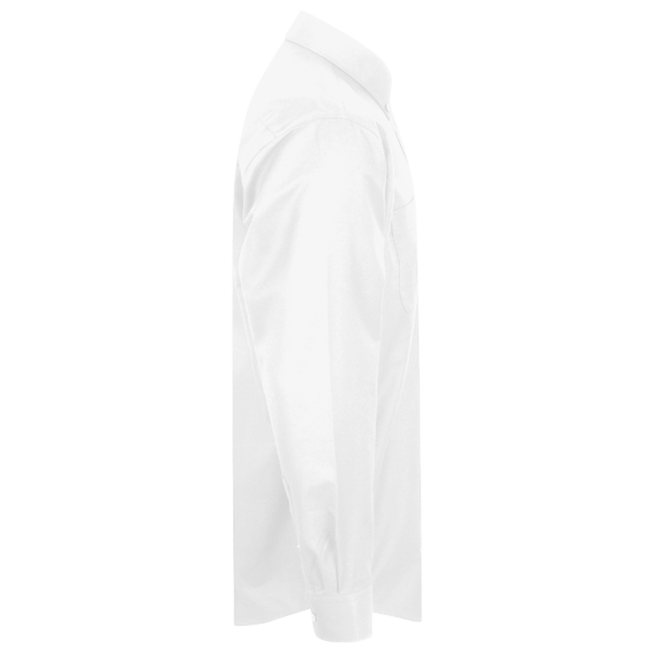Brooks Brothers Casual Oxford Cloth Shirt, White, Right Sleeve view