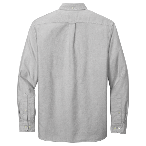 Brooks Brothers Casual Oxford Cloth Shirt, Windsor Grey, Back view