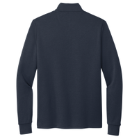 Brooks Brothers Double Knit 1/4 Zip, Night Navy, Back view