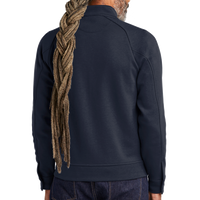 Brooks Brothers Double Knit Full Zip, Night Navy, Back view