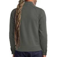 Brooks Brothers Double Knit Full Zip, Windsor Grey, Back view
