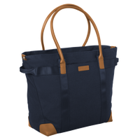 Brooks Brothers Wells Laptop Tote, Navy Blazer, Right Side view