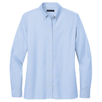 Brooks Brothers Women's Casual Oxford Cloth Shirt, Newport Blue, Front view