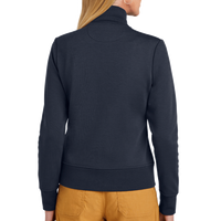 Brooks Brothers Women's Double Knit Full Zip, Night Navy, Back view