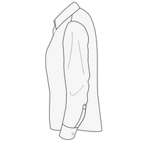 Brooks Brothers Women's Wrinkle Free Stretch Pinpoint Shirt, White, Left Sleeve view