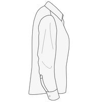 Brooks Brothers Women's Wrinkle Free Stretch Pinpoint Shirt, White, Right Sleeve view