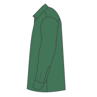 Brooks Brothers Wrinkle Free Stretch Nailhead Shirt, Club Green / Club Green, Left Sleeve view