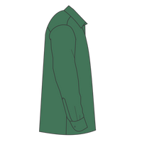 Brooks Brothers Wrinkle Free Stretch Nailhead Shirt, Club Green / Club Green, Right Sleeve view