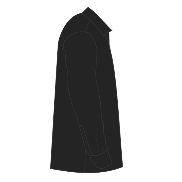 Brooks Brothers Wrinkle Free Stretch Nailhead Shirt, Deep Black / Deep Black, Right Sleeve view