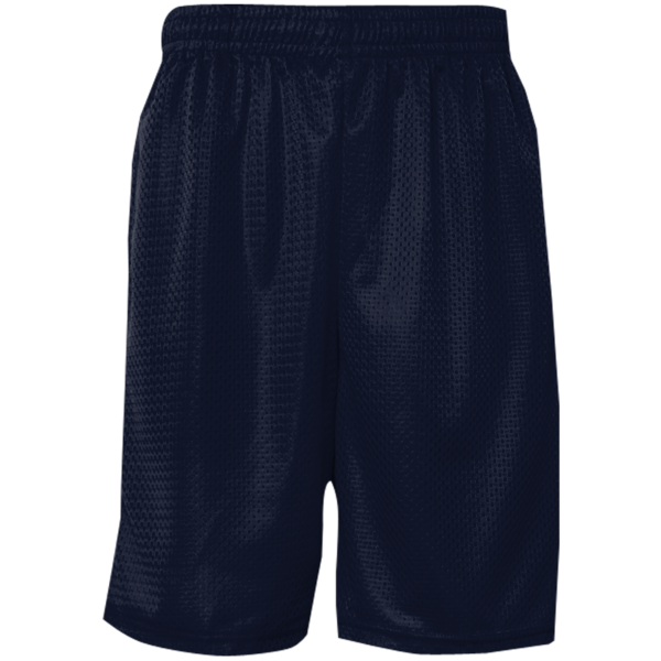 C2 Sport Men's Mesh 9" Shorts, Navy, Front view