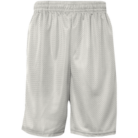 C2 Sport Men's Mesh 9" Shorts, Silver, Front view