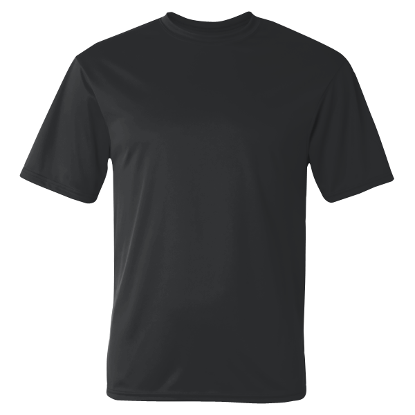 C2 Sport Performance T-Shirt, Black, Front view