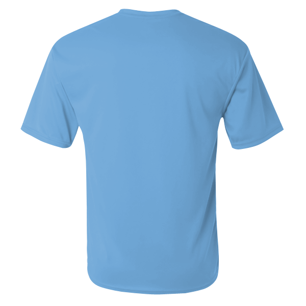 C2 Sport Performance T-Shirt, Columbia Blue, Back view