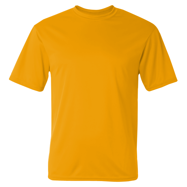 C2 Sport Performance T-Shirt, Gold, Front view