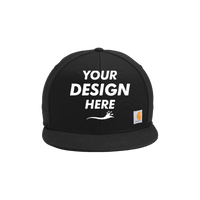 Carhartt Ashland Cap, Black, Front view, Mockup