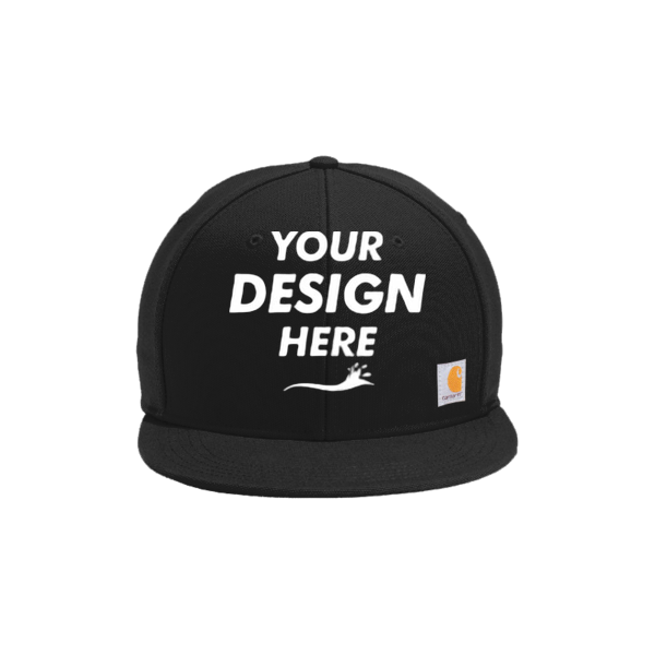 Carhartt Ashland Cap, Black, Front view, Mockup