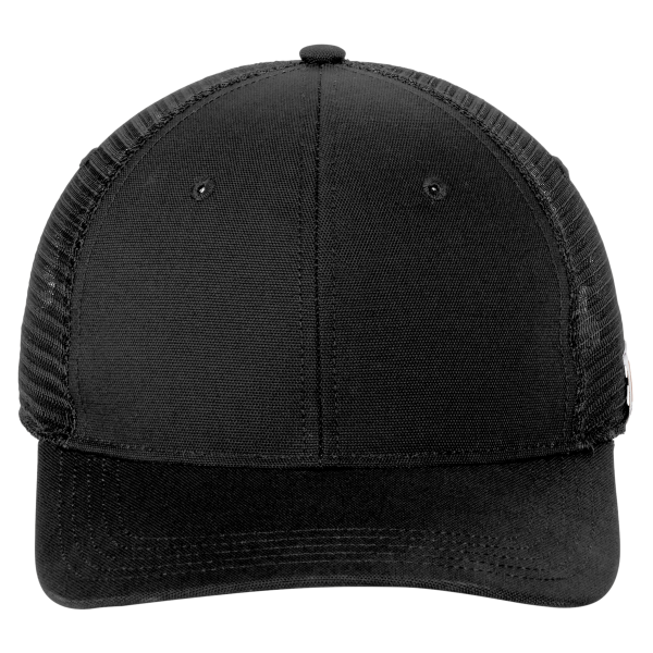 Carhartt Canvas Mesh Back Cap, Black, Front view