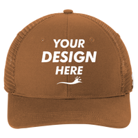Carhartt Canvas Mesh Back Cap, Carhartt Brown, Front view, Mockup