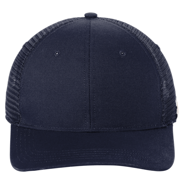 Carhartt Canvas Mesh Back Cap, Navy, Front view