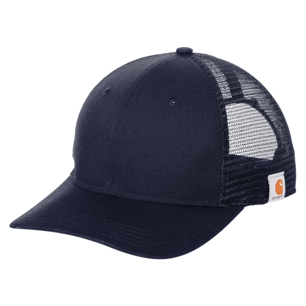 Carhartt Canvas Mesh Back Cap, Navy, Left Side view