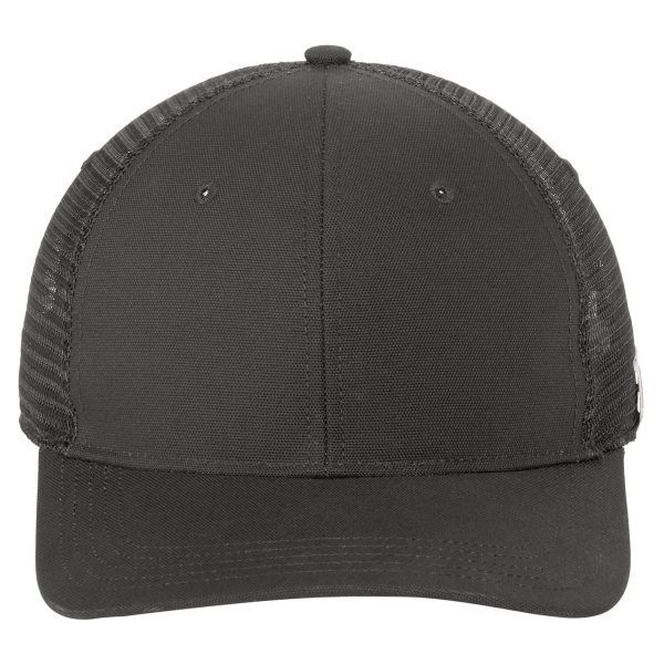 Carhartt Canvas Mesh Back Cap, Shadow Grey, Front view