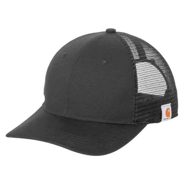 Carhartt Canvas Mesh Back Cap, Shadow Grey, Left Side view
