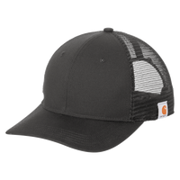Carhartt Canvas Mesh Back Cap, Shadow Grey, Left Side view