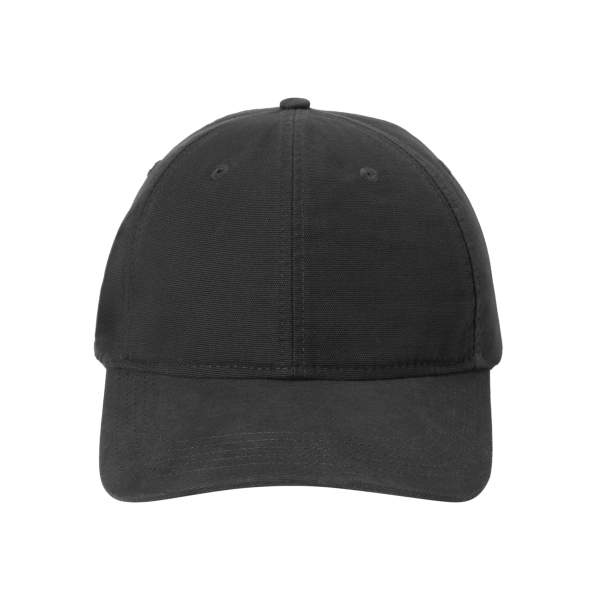 Carhartt Cotton Canvas Cap, Black, Front view