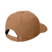 Carhartt Cotton Canvas Cap, Carhartt Brown, Back view