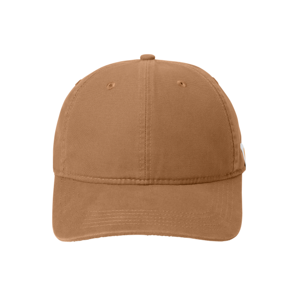 Carhartt Cotton Canvas Cap, Carhartt Brown, Front view