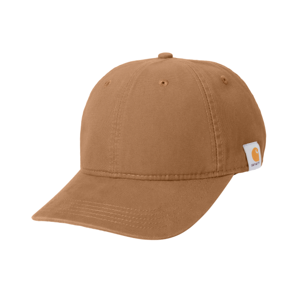 Carhartt Cotton Canvas Cap, Carhartt Brown, Left Side view