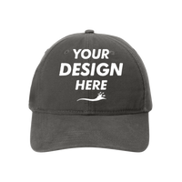 Carhartt Cotton Canvas Cap, Gravel, Front view, Mockup