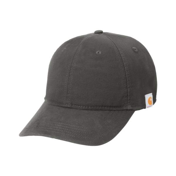 Carhartt Cotton Canvas Cap, Gravel, Left Side view