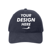 Carhartt Cotton Canvas Cap, Navy, Front view, Mockup