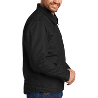 Carhartt Duck Detroit Jacket, Black, Right Sleeve view